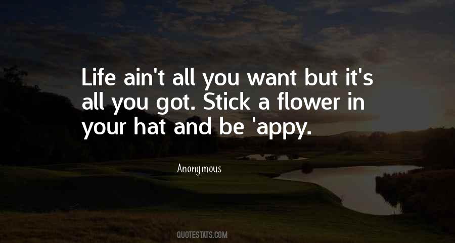 Flower Life Quotes #311994