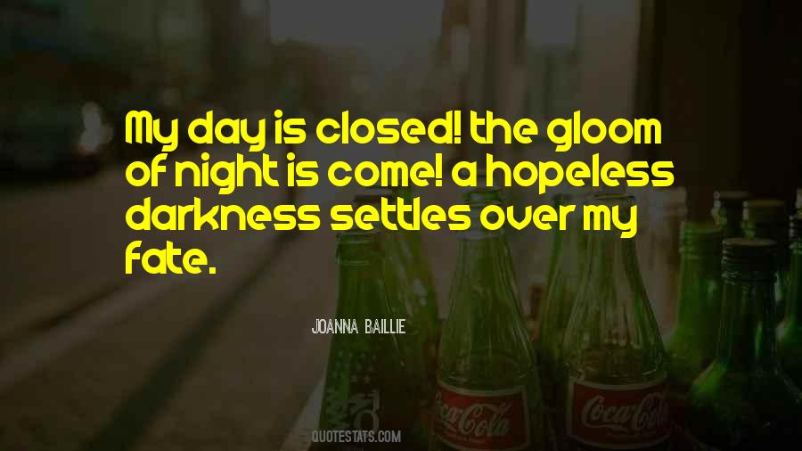 Darkness Of Night Quotes #125797