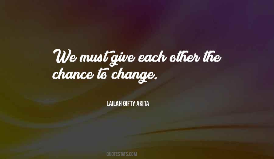 Quotes About Possible Change #11119