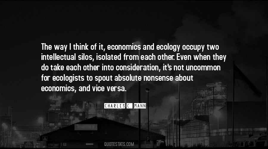 Quotes About Ecology #124324