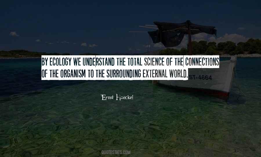 Quotes About Ecology #386296