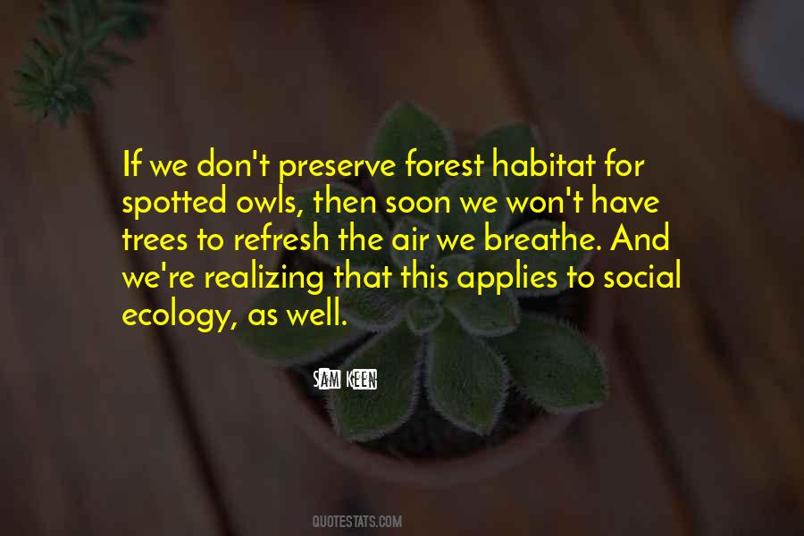 Quotes About Ecology #512857