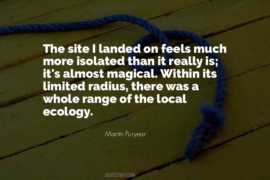 Quotes About Ecology #841980