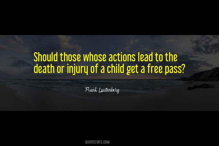 Quotes About A Child's Death #61045