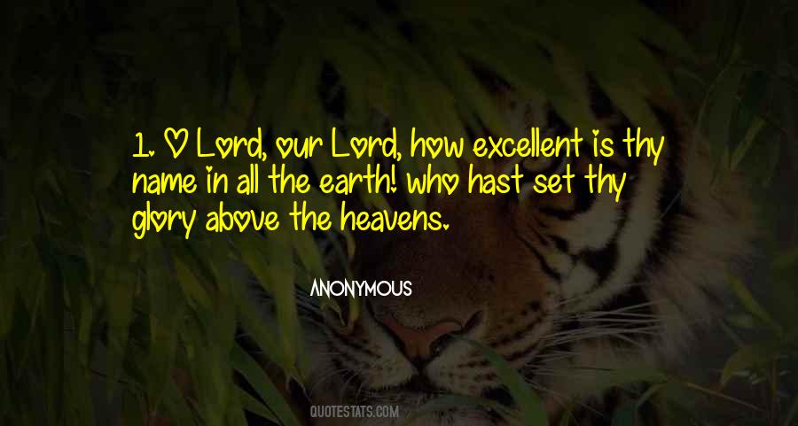 Quotes About The Heavens #1255081