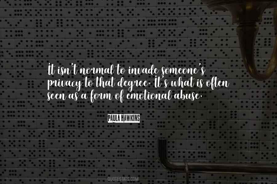 Quotes About Emotional Abuse #1817188