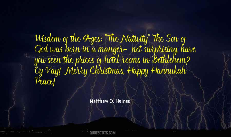 Quotes About The Manger #404078