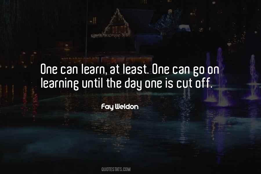 On Learning Quotes #1728623