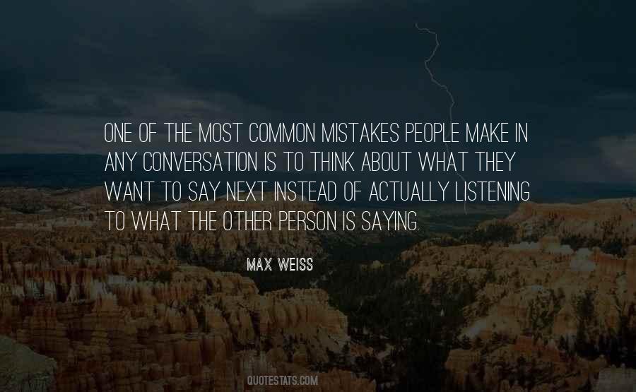 Quotes About Other People's Mistakes #940122