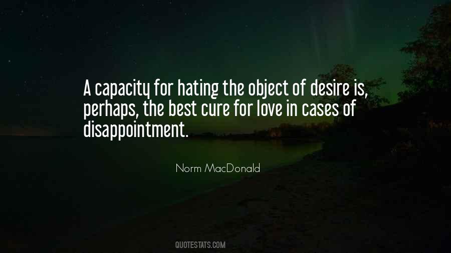 Cure For Love Quotes #1415160