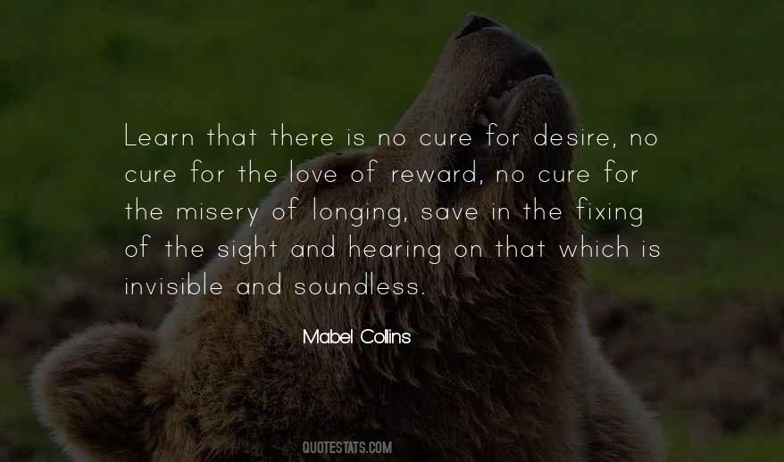 Cure For Love Quotes #1544444