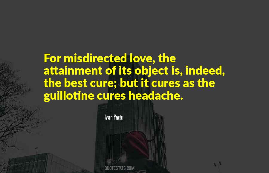 Cure For Love Quotes #882169