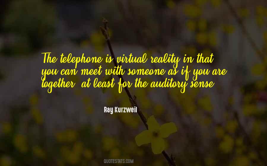 Quotes About Auditory #1105063