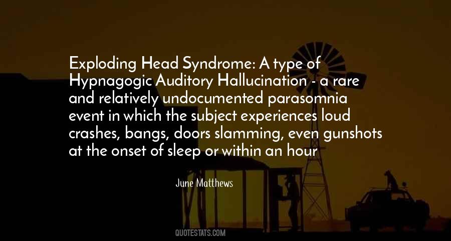 Quotes About Auditory #562150