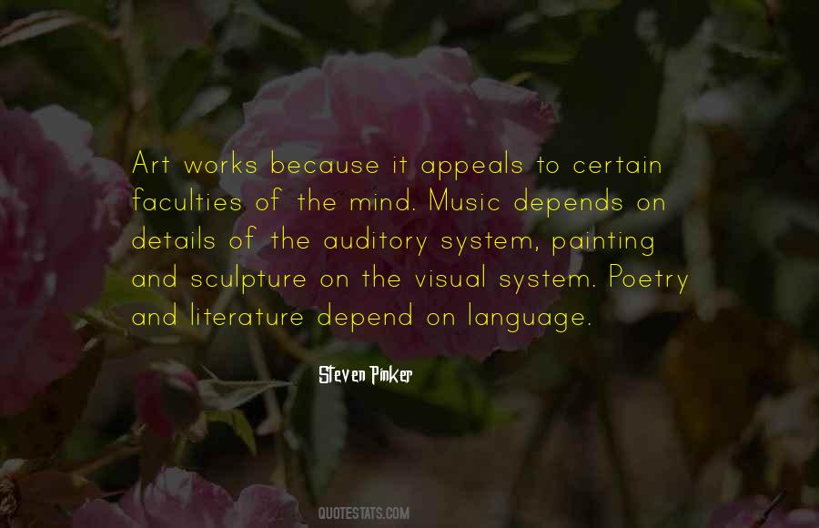 Quotes About Auditory #685029