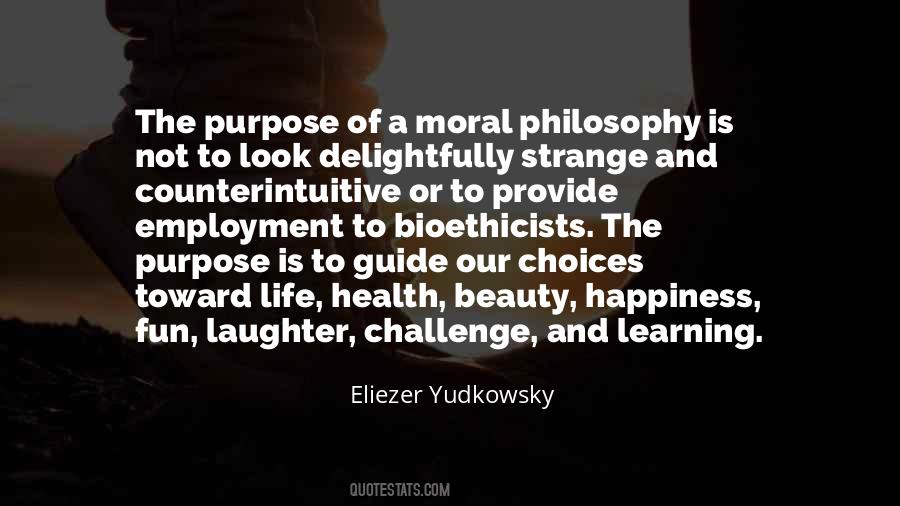 Moral Philosophy Quotes #1125384