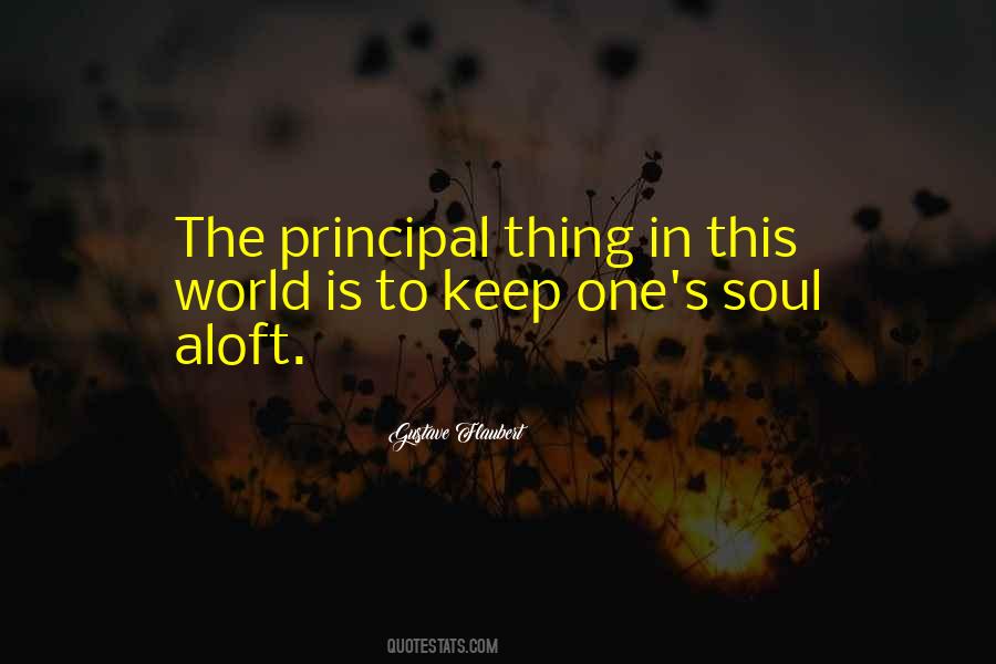Principal Thing Quotes #959415