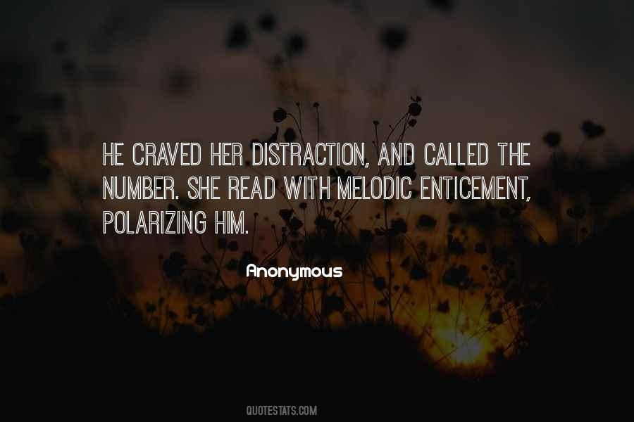 Quotes About Enticement #1347701