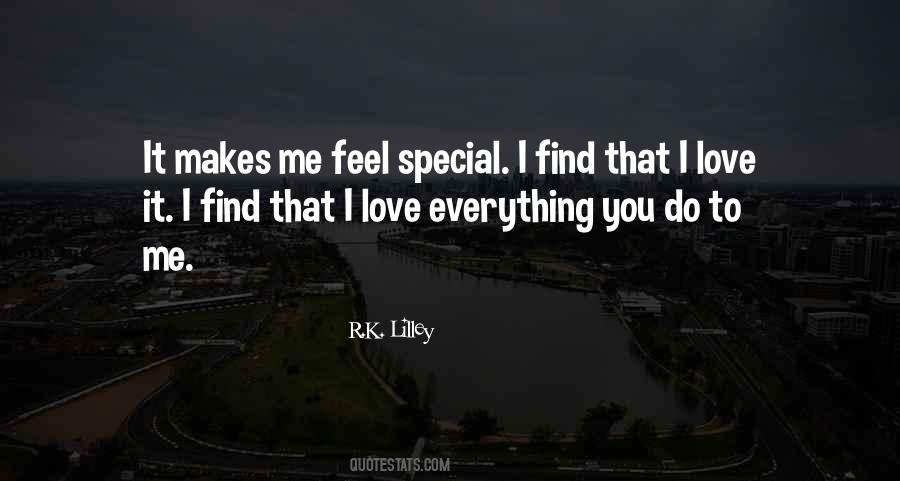 Feel Special Quotes #1164407