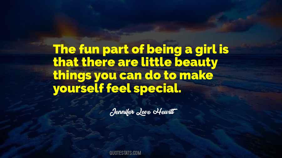 Feel Special Quotes #1626526