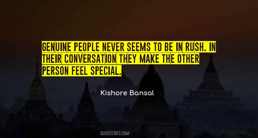 Feel Special Quotes #1785072