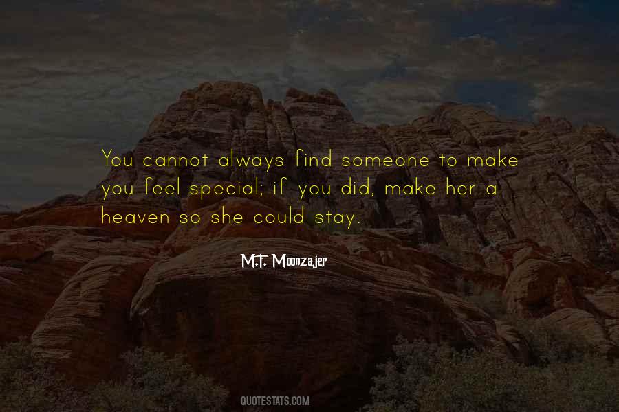 Feel Special Quotes #216780