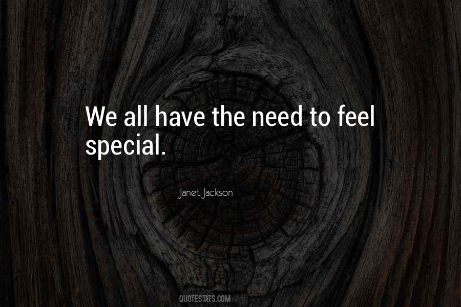 Feel Special Quotes #385083