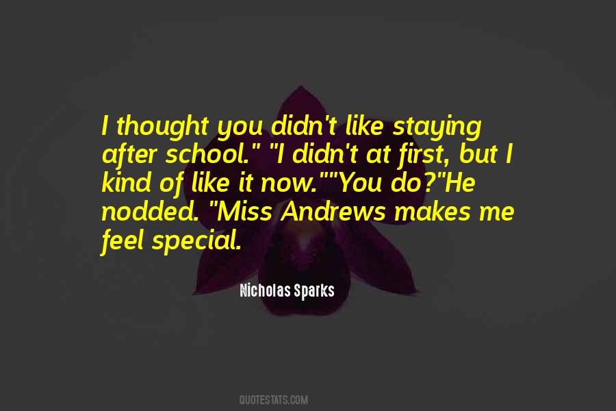 Feel Special Quotes #47150