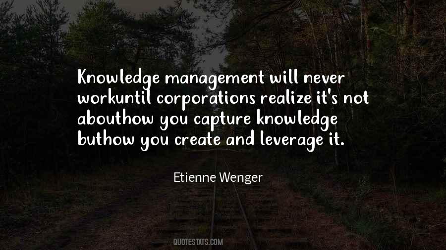 Quotes About Knowledge Management #1228534