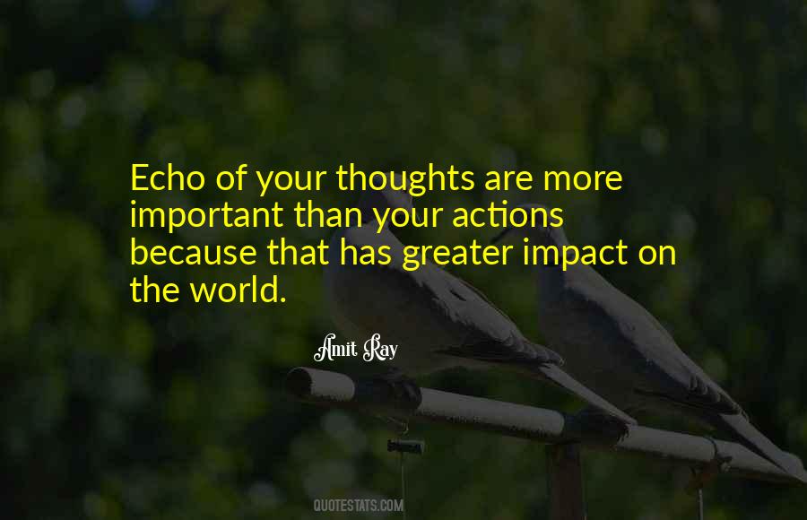 Quotes About Impact On The World #1667204