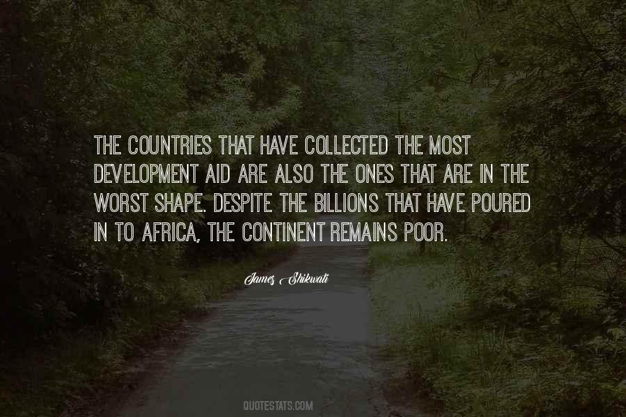 Quotes About Poor Countries #1124187