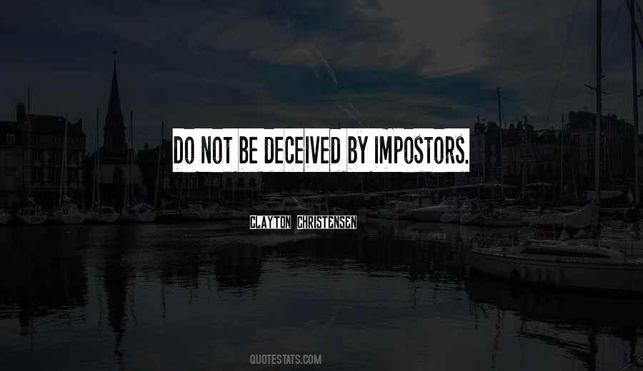 Quotes About Impostors #1748