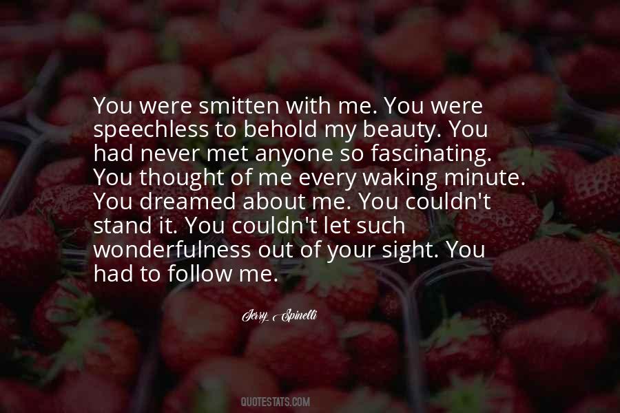 Quotes About Smitten #1170578