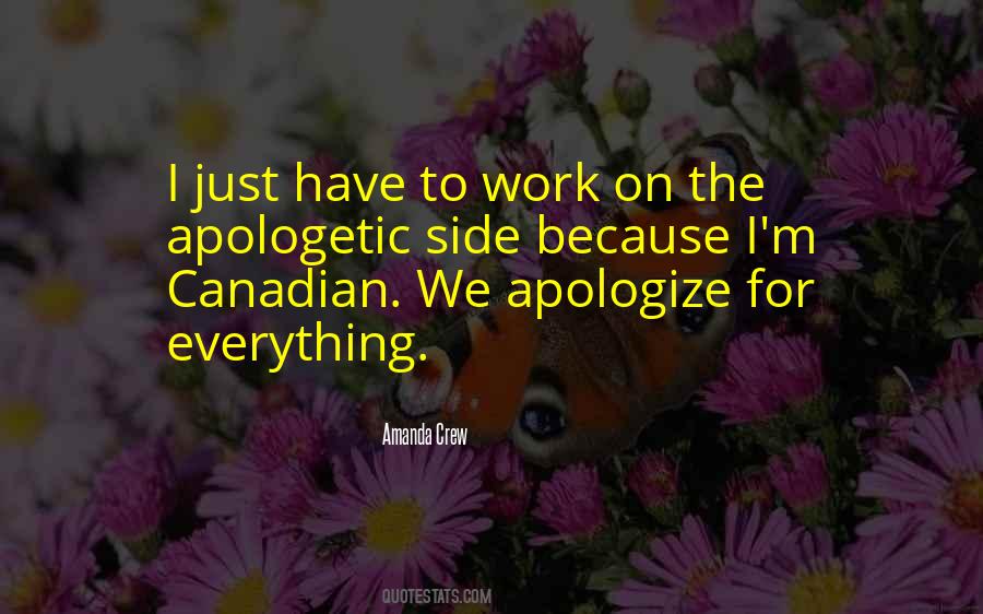 I Am Not Apologetic Quotes #8973