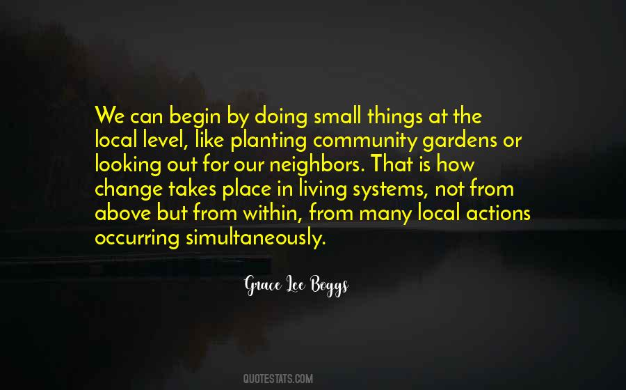 Quotes About Local Community #894275