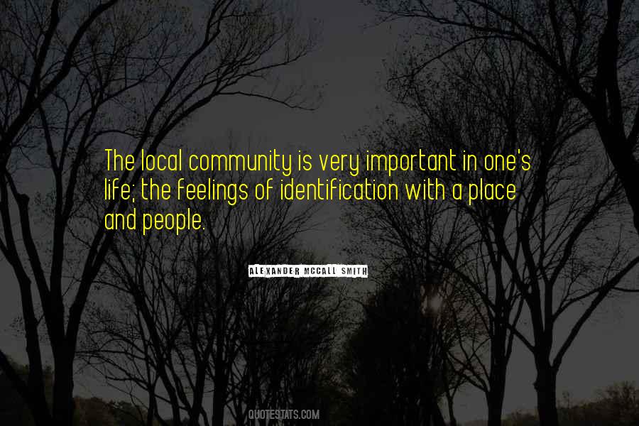 Quotes About Local Community #925911