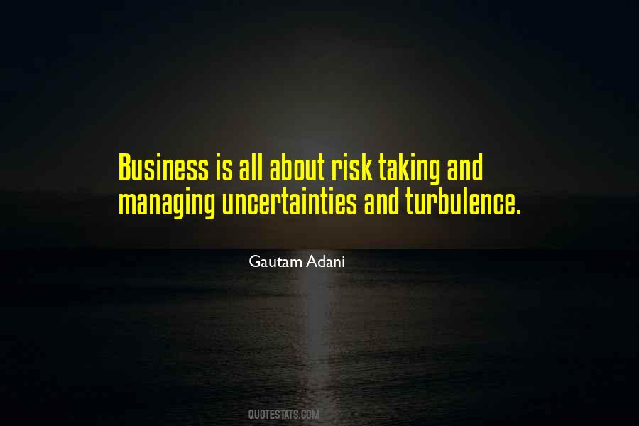 Quotes About Risk Business #1314879