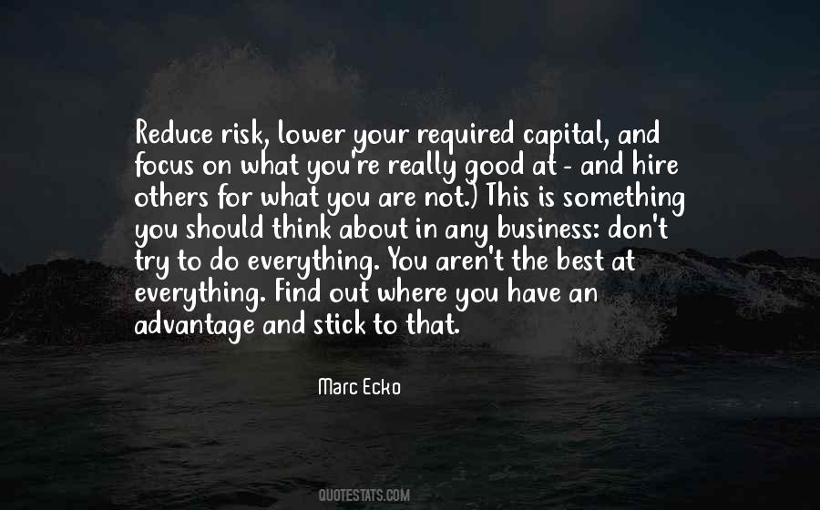 Quotes About Risk Business #508410