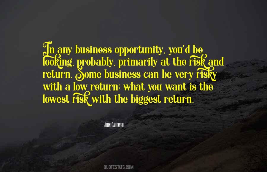 Quotes About Risk Business #646937