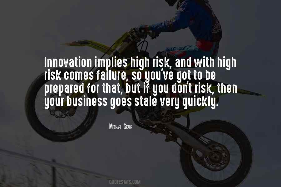 Quotes About Risk Business #753938