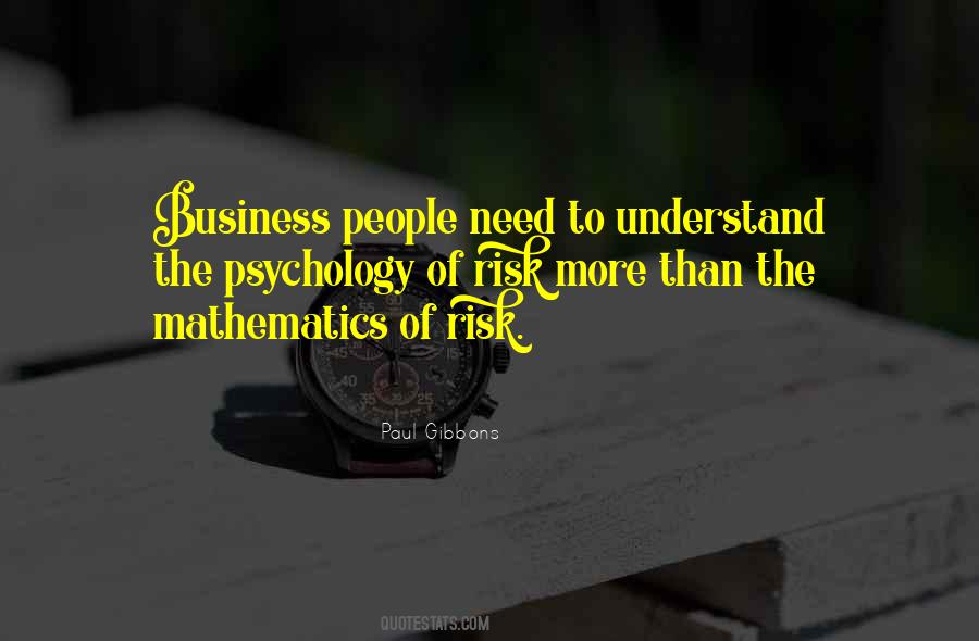 Quotes About Risk Business #912995
