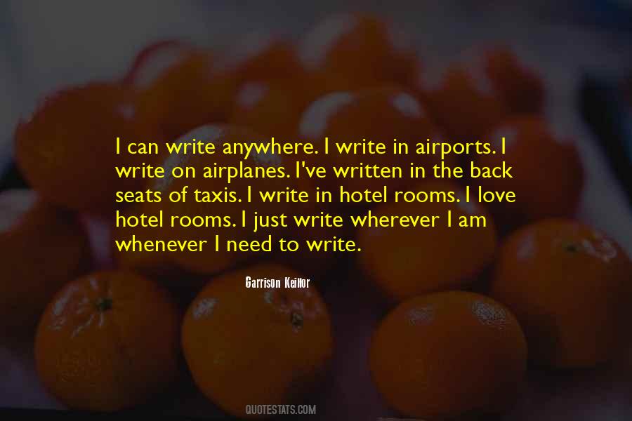Quotes About Hotel Rooms #1834567
