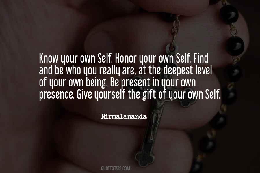 Quotes About Your Own Self #254220