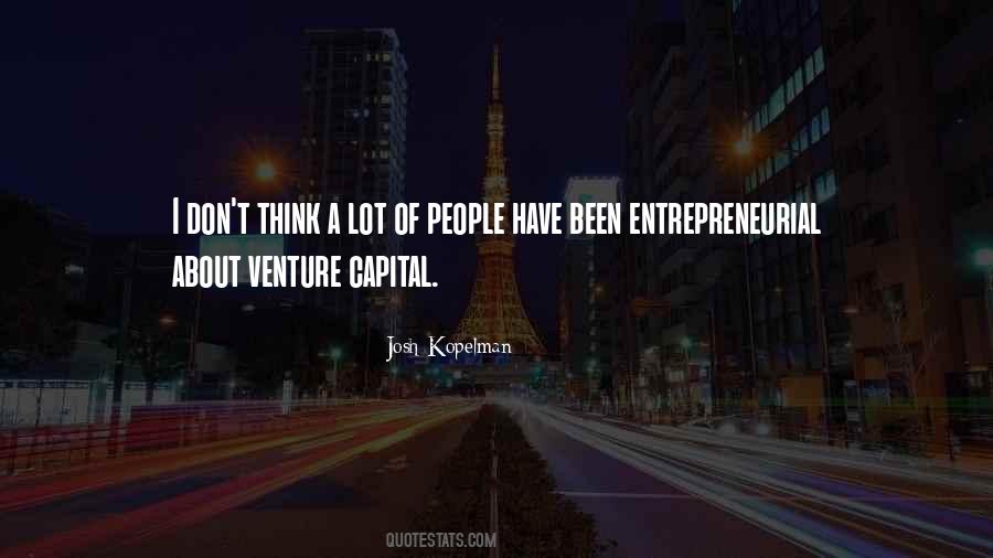 Quotes About Venture Capital #406619