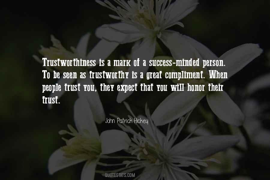 Quotes About Trustworthiness #1305164