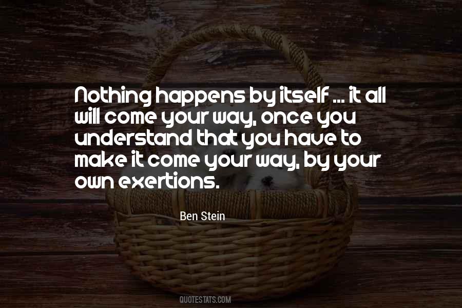 Understand That You Own Nothing Quotes #208170