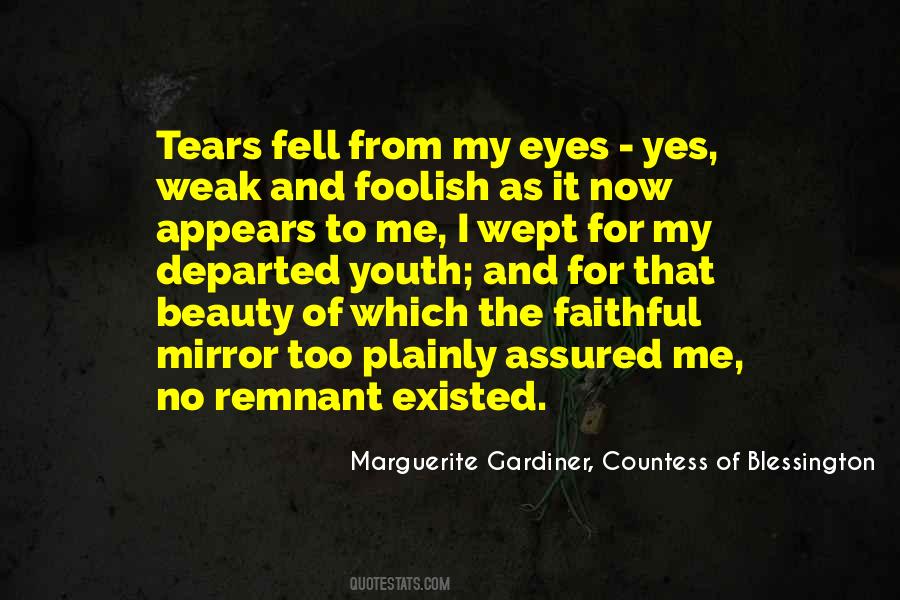 Quotes About Eyes And Tears #41919