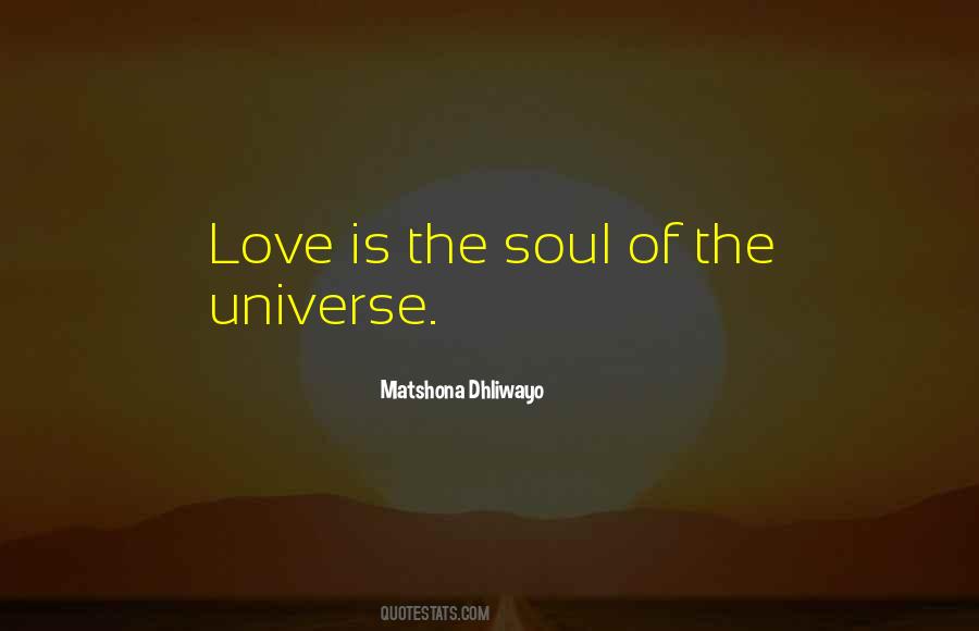 Soul Of The Universe Quotes #1856004