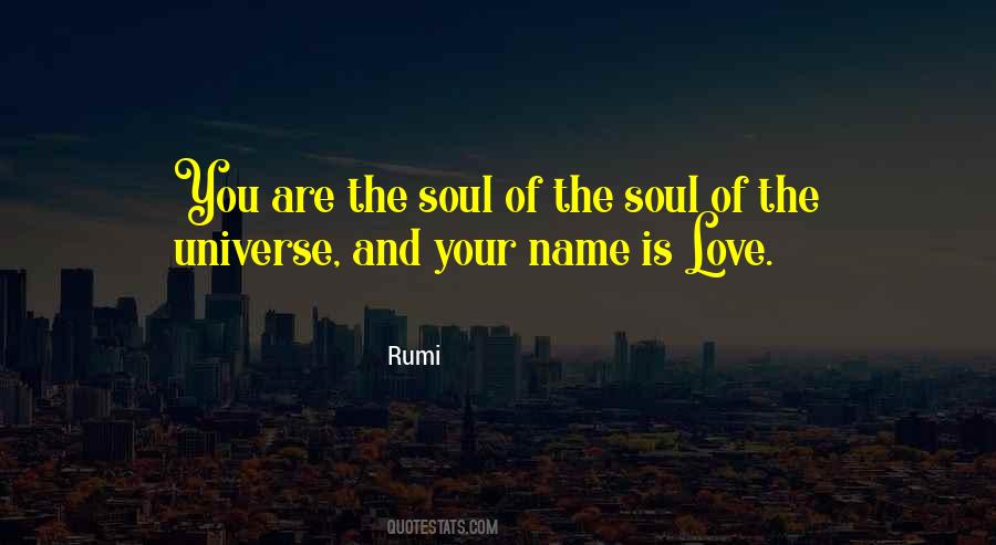 Soul Of The Universe Quotes #362458