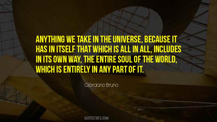 Soul Of The Universe Quotes #675316